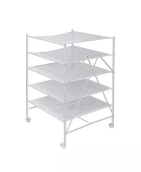 Honey Can Do | 5-Tier Collapsible Rolling Clothes Drying Rack,商家Macy's,价格¥322