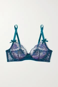 L'Agent by Agent Provocateur | Sparkle 缎布边饰金属感刺绣绢网带钢圈文胸  - 32B 6.0折×额外9.7折, 额外九七折