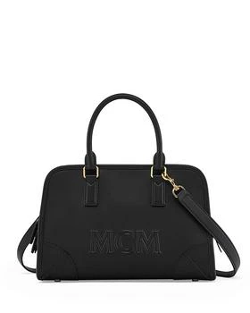 MCM | Aren Medium Leather Boston Bag 