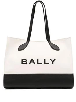 Bally | BALLY - Bar Keep On Cotton Tote Bag 额外6.7折, 额外六七折