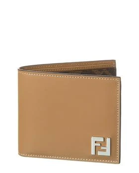 Fendi | FENDI FF Squared Leather Bifold Wallet,商家Premium Outlets,价格¥3113