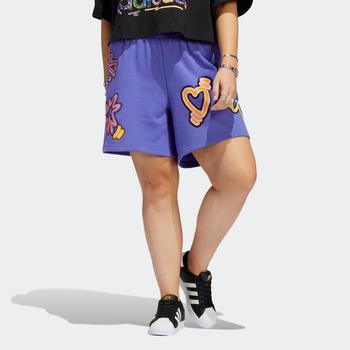 美国adidas plus, Adidas | Women's adidas Love Unites Loose Shorts (Plus Size)商品图片 6折×额外7折, 额外七折
