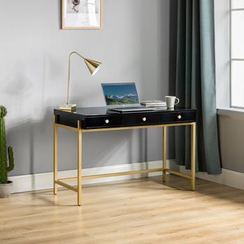 商品Hulala Home | Nilda Perfect Stylish Desk with a Manufactured Wood Work Surface,商家Premium Outlets,价格¥3236图片