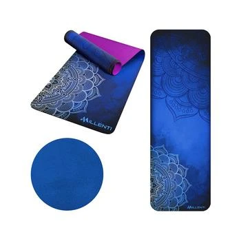 MILLENTI | Yoga Mat Gym Mats - 6 Millimeter Thick Suede Texture Material, Premium-Design Print, Exercise Mat,商家Macy's,价格¥721