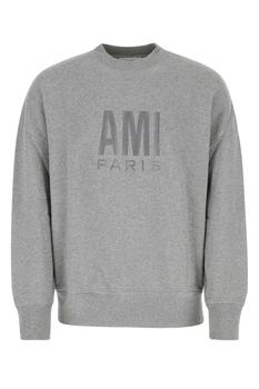 AMI | AMI Logo Printed Crewneck Sweatshirt商品图片,5.9折