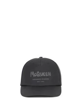 推荐Alexander McQueen `Tonal Graffiti` Hat商品