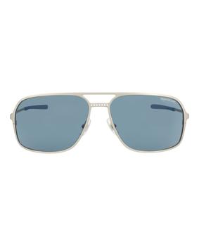 了解万宝龙眼镜, MontBlanc | Aviator-Style  Metal Sunglasses商品图片 3.2折