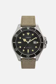推荐Timex Harborside Coast 43mm Fabric Strap Watch商品