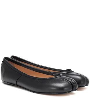 Tabi leather ballet flats product img