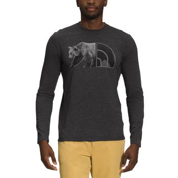 推荐Men's Tri-Blend Bear Graphic Logo Shirt商品