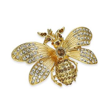 商品Gold-Tone Crystal Bee Pin, Created for Macy's,商家Macy's,价格¥129图片