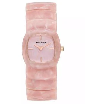 Anne Klein | Women's Quartz Pink Acetate Link Expansion Watch, 30mm,商家Macy's,价格¥422