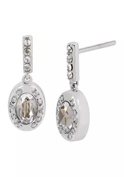 推荐Signature Logo Swarovski® Crystal Bar Drop Earrings商品