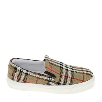 burberry鞋帆布鞋, Burberry | BURBERRY 博柏利 女士格纹棉质帆布鞋 8031506商品图片 独家减免邮费