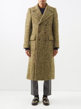 推荐Herringbone wool-blend overcoat商品