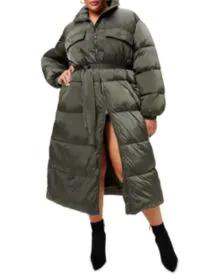product Long-Line Belted Puffer Coat image