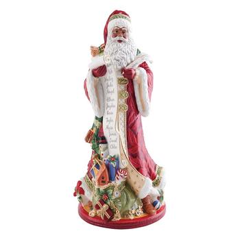 商品Fitz and Floyd | Holiday Home African American Santa Figurine, 18.75-in,商家Macy's,价格¥4610图片