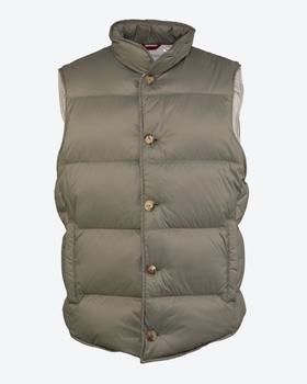 Brunello Cucinelli海淘, Brunello Cucinelli | Piumino smanicato商品图片 