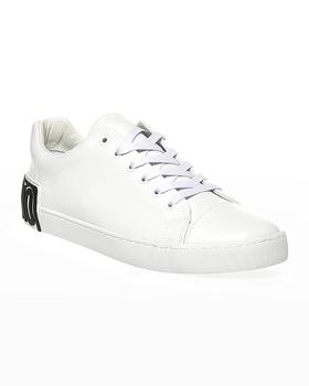 推荐Men's Leather Logo Low-Top Sneakers商品