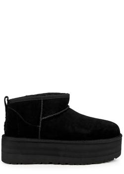 ugg mini, UGG | Classic Ultra Mini suede flatform boots商品图片 
