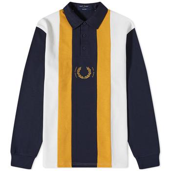 fred perry polo衣服, Fred Perry | Fred Perry Long Sleeve Stripe Rugby Shirt商品图片 