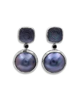 Stephen Dweck | Carventurous Hand Carved Earrings with Black Diamonds, 0.13 ct. t.w.,商家Bloomingdale's,价格¥6697