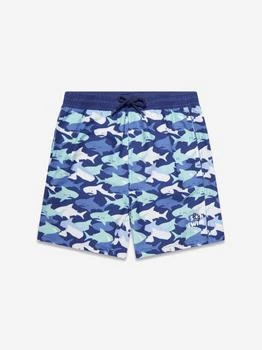 Soli Swim | Soli Swim Boys Shark Swim Shorts (UPF50+) in Blue,商家Childsplay Clothing,价格¥158