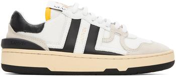 浪凡男鞋, Lanvin | White & Black Clay Sneakers商品图片 额外8.5折, 额外八五折