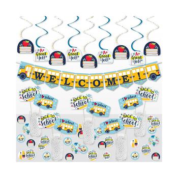 商品Big Dot of Happiness | Back to School - First Day of School Classroom Decorations Supplies Decoration Kit - Decor Galore Party Pack - 51 Pieces,商家Macy's,价格¥215图片