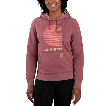 Carhartt | Carhartt Women's Rain Defender Relaxed Fit Midweight C Logo Graphic Sweatshirt 7.5折