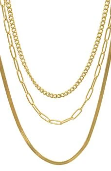ADORNIA | Mixed Chain Necklace Set,商家Nordstrom Rack,价格¥150