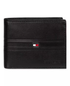 Tommy Hilfiger | Men's RFID Stripe Embossed Bifold Traveler Wallet,商家Macy's,价格¥162
