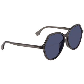 推荐Fendi Blue Ladies Sunglasses FF 0397/F/S 0KB7 59商品