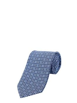 Salvatore Ferragamo Salvatore Ferragamo Micro Pattern Printed Tie