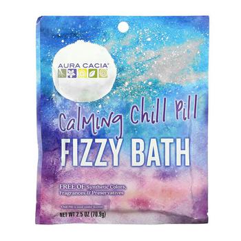 商品Aura Cacia Fizzy Bath Calming Chill Pill, 2.5 Oz,商家MyOTCStore,价格¥21图片