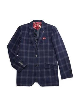 Elie Balleh | Boy's Plaid Sport Coat,商家Saks OFF 5TH,价格¥379