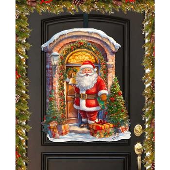商品Designocracy | Knocking the Christmas Wooden Wall Decor Door Decor G. DeBrekht,商家Macy's,价格¥1130图片