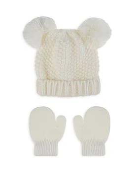 Capelli | Girls' Seed Stitch Hat & Mittens Set - Baby,商家Bloomingdale's,价格¥111
