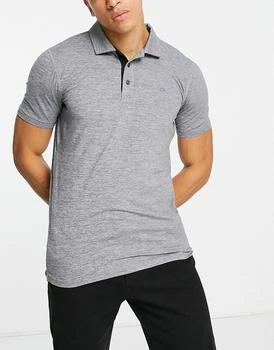 推荐Calvin Klein Golf Newport polo shirt in light grey商品
