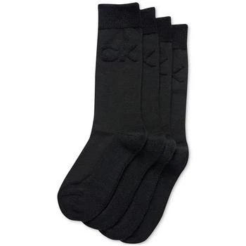 Calvin Klein | Men's 2-Pk. Reverse Terry Crew Socks 6折×额外8折, 额外八折