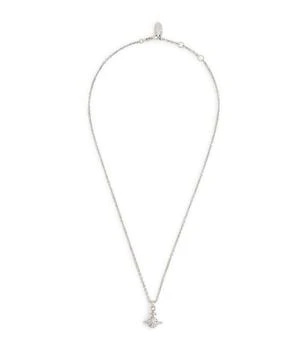 推荐Small Crystal-Embellished Mayfair Orb Pendant Necklace商品