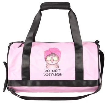 推荐Do not disturb cat pink adjustable strap bag商品