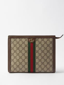 supreme包, Gucci | Ophidia Web-stripe GG-Supreme canvas pouch商品图片 