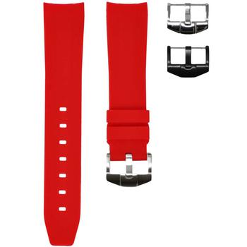 劳力士手表真假, Horus Watch Straps | For Rolex Yacht-Master II Integrated Red Rubber Watch Band 21MMCEYM2-RD商品图片 9.5折