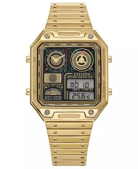 Citizen | Men's Star Wars C-3PO Ana-Digi Gold-Tone Stainless Steel Bracelet Watch 33mm,商家Macy's,价格¥2781