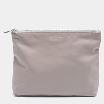 迪奥经典款, Dior | Dior Grey Leather Travel Pouch商品图片 满1件减$100, 满减