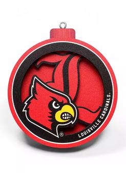 推荐NCAA Louisville Cardinals 3D Logo Series Ornaments商品