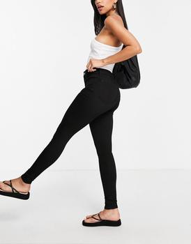 topshop joni, Topshop | Topshop Joni jean in pure black商品图片 