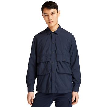 添柏岚外套, Timberland | Solid Shirt Jacket for Men in Navy商品图片 5.9折