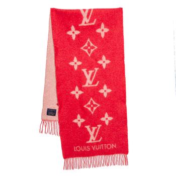 lv围巾, [二手商品] Louis Vuitton | Louis Vuitton Red Cashmere Reykjavik Scarf商品图片 5.4折, 满1件减$100, 满减